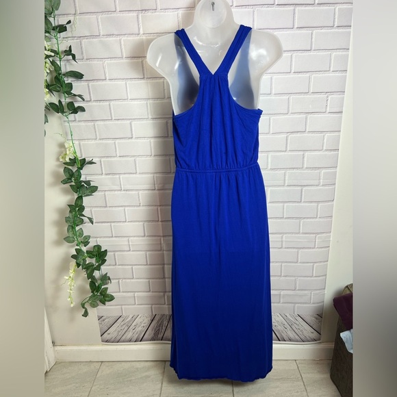 EXPRESS Elegant Blue Sleeveless maxi Dress/size M - Picture 9 of 10